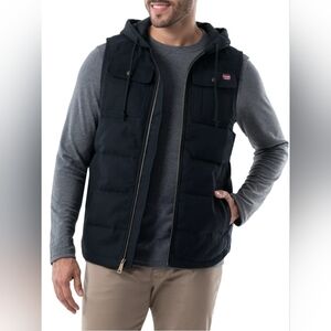 Wranglers Men's Navy Hooded Vest Size XL.